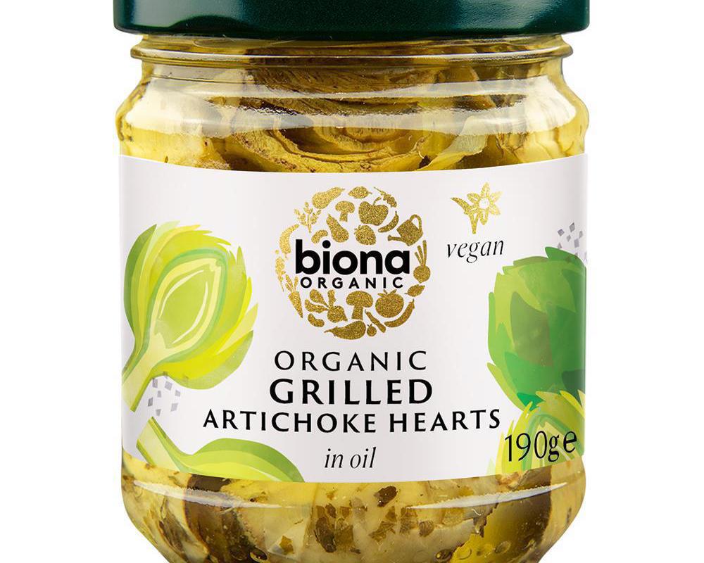 Biona Grilled Artichoke Quarters Organic 190g