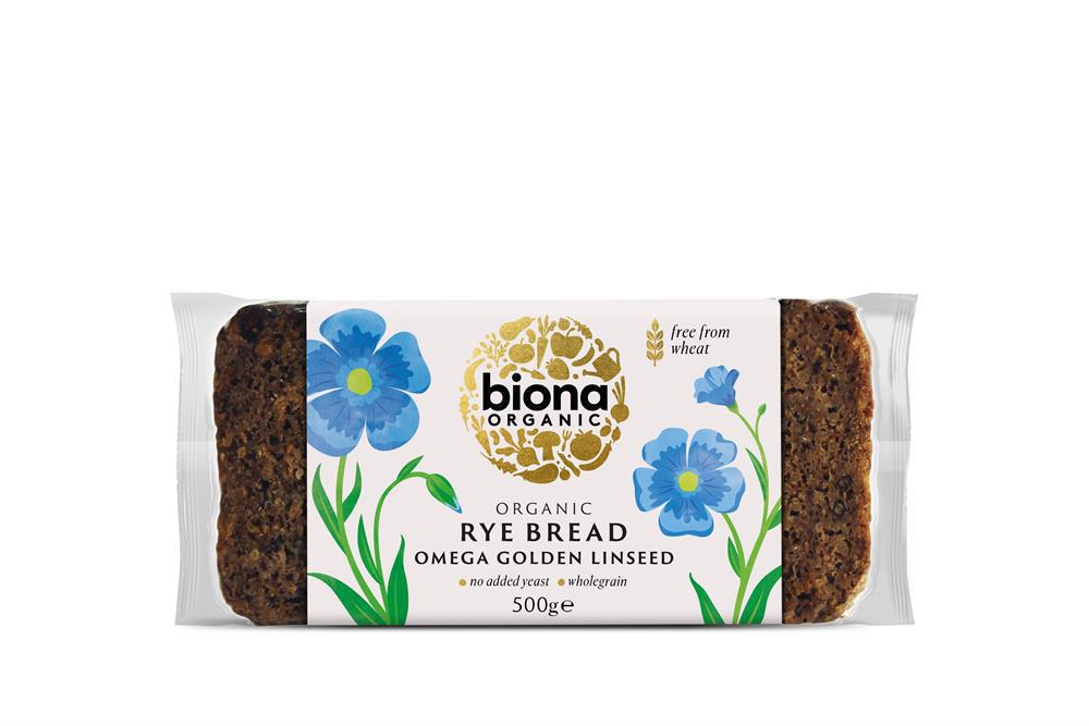 Organic Rye Bread - Omega Golden Linseed - 500g