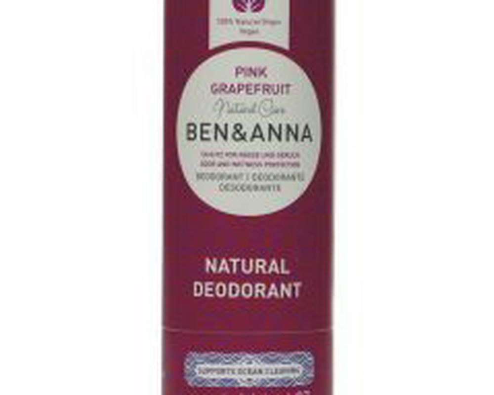 Ben & Anna Pink Grapefruit Deodorant - paper tube - New!