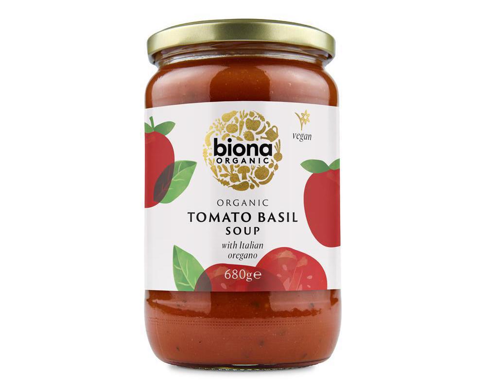 Organic Tomato Basil Soup 680g