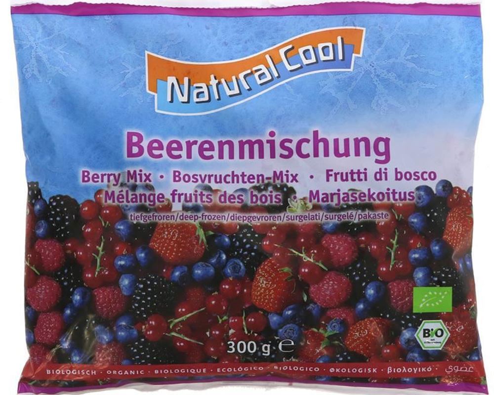 Natural Cool Organic Frozen Berry Mix