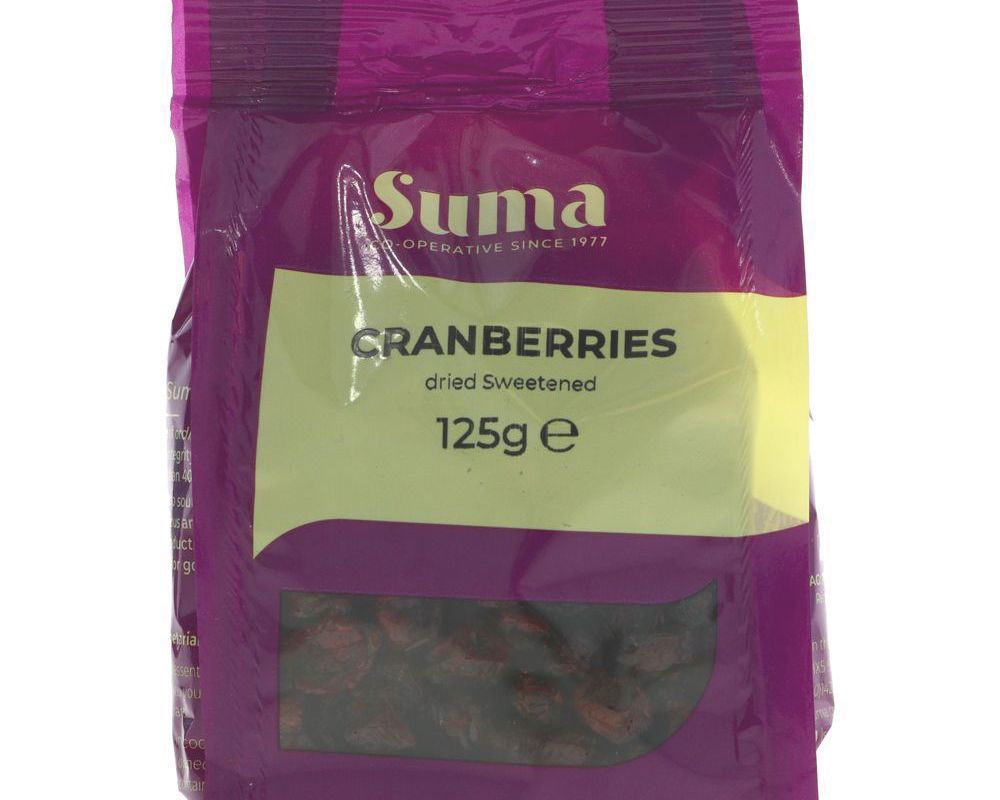 Cranberries - Dried 125g