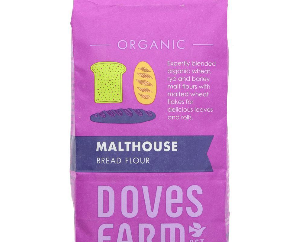 Doves Organic Malthouse Bread Flour 1kg