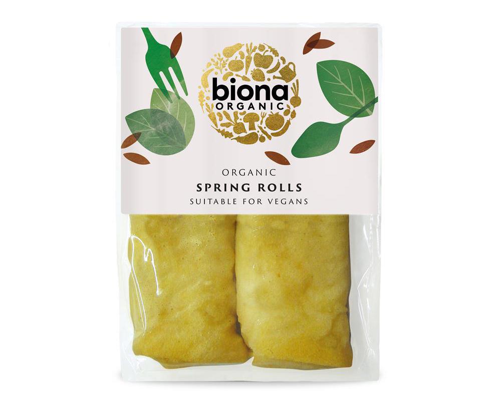 Organic Spring Rolls Veg 220g