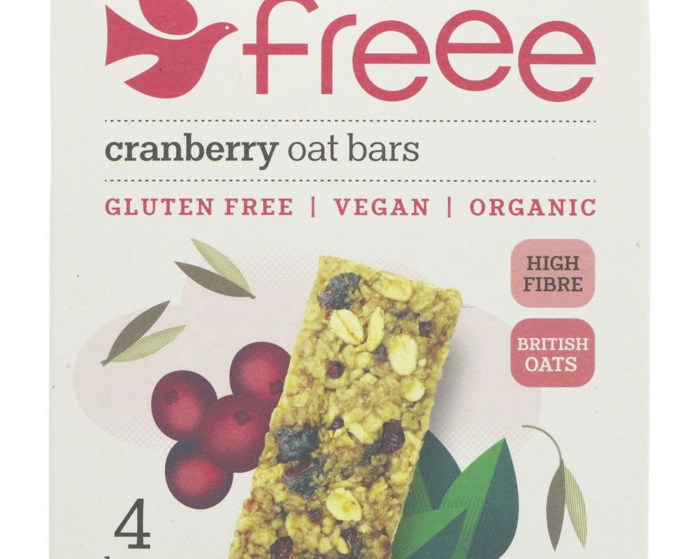 Doves Farm Cranberry Oat bar X 4 X 35G