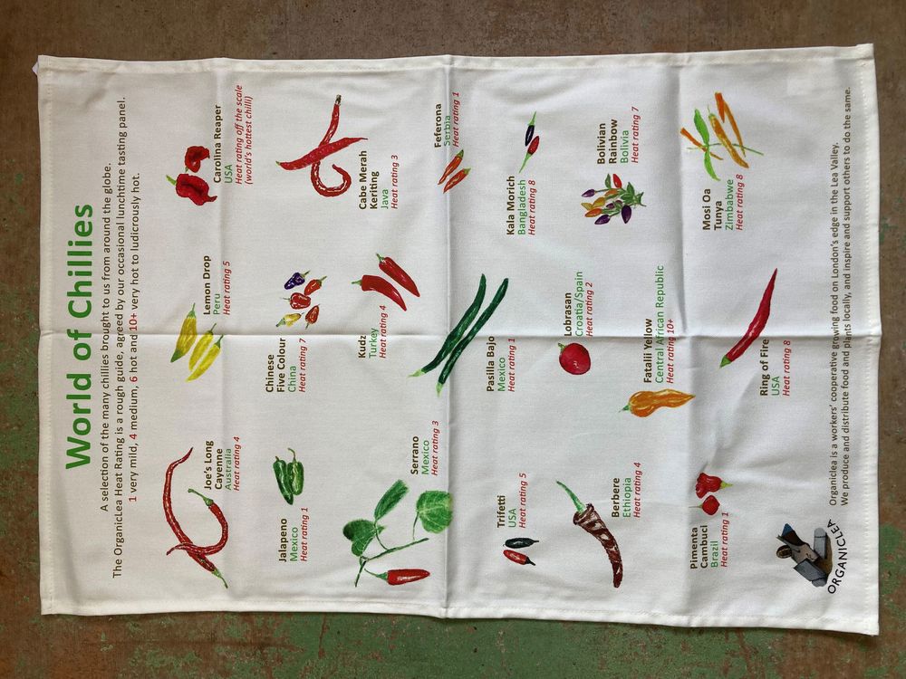 Tea Towel (World of Chillies)