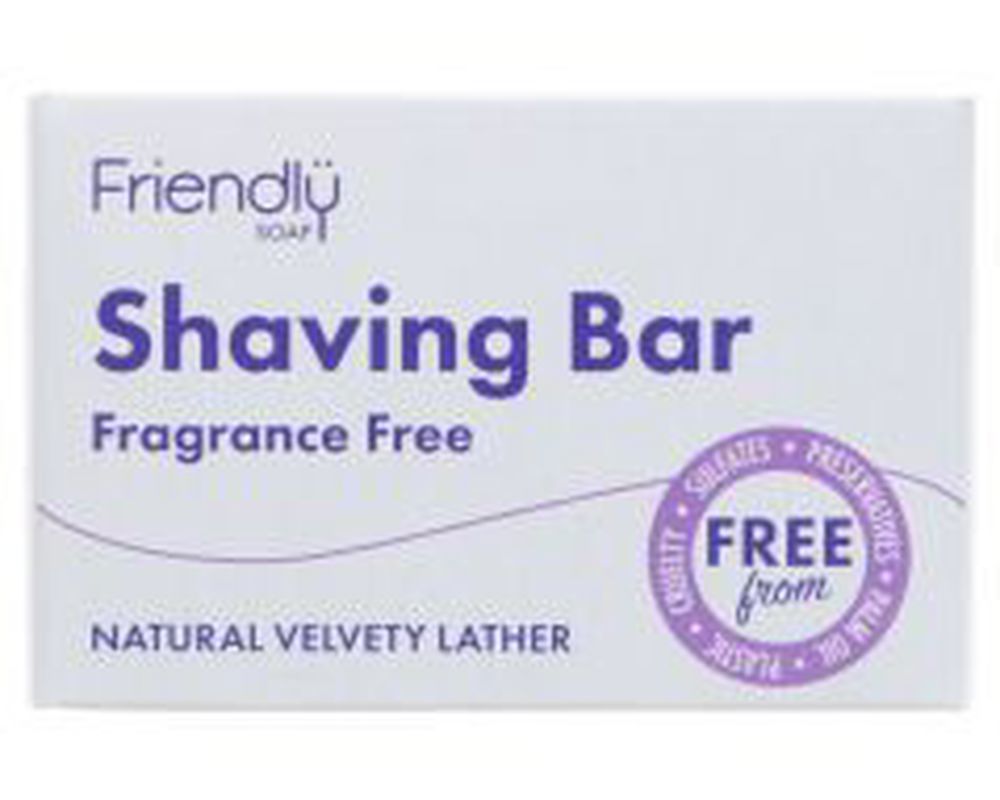 Friendly Shaving Bar Fragrance Free