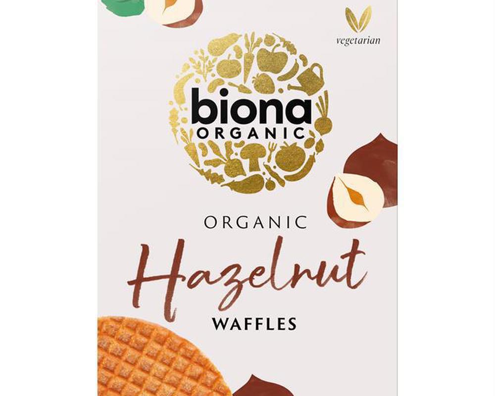 Organic Hazelnut Syrup Waffles 175g