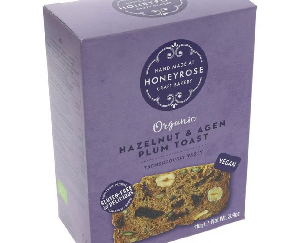 (Honeyrose) Toast - Hazelnut & Agen Plum 110g