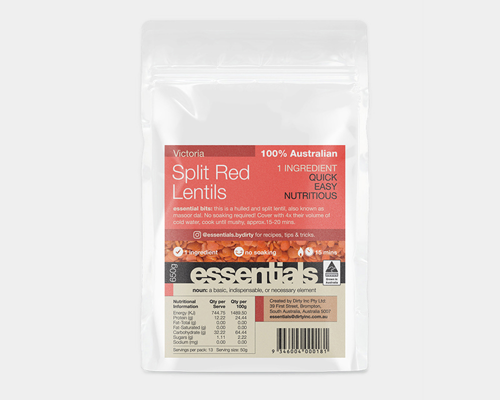 Lentil: Split Red - DI