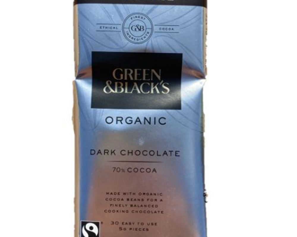Organic Dark Cooking Chocolate - 150G