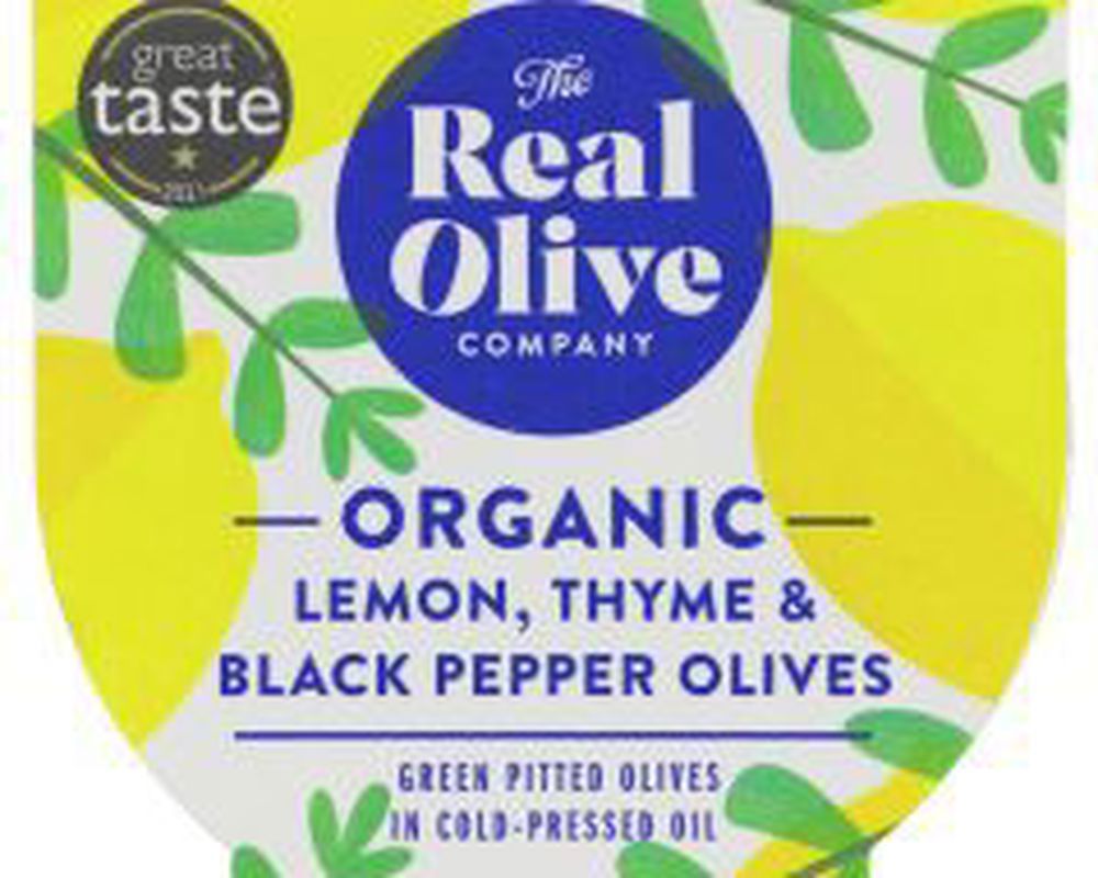 The Real Olive Company Lemon Thyme and Black Pepper