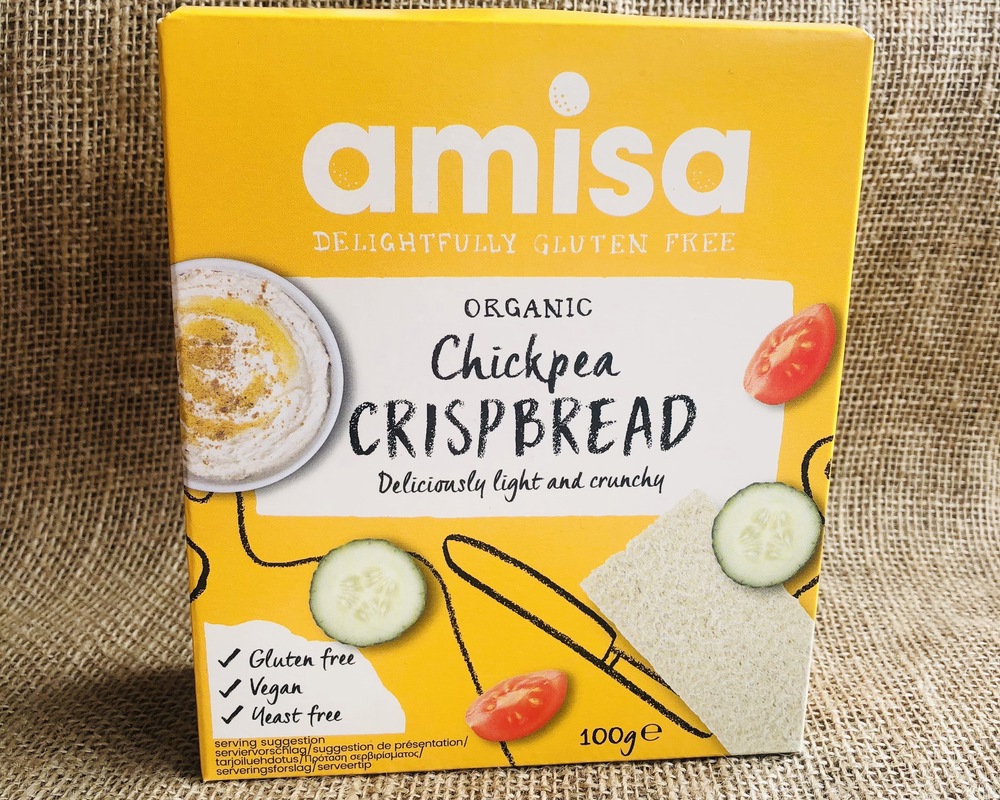 Amisa Organic Chickpea Crispbread