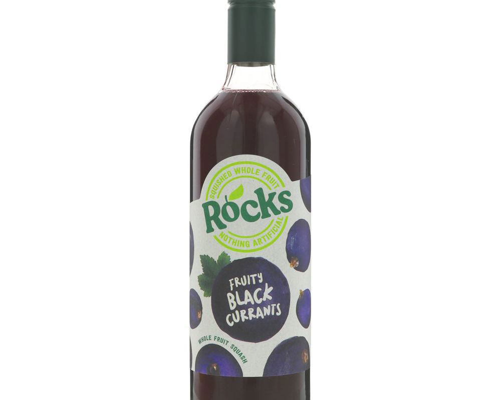 Rocks Blackcurrant cordial 740ml