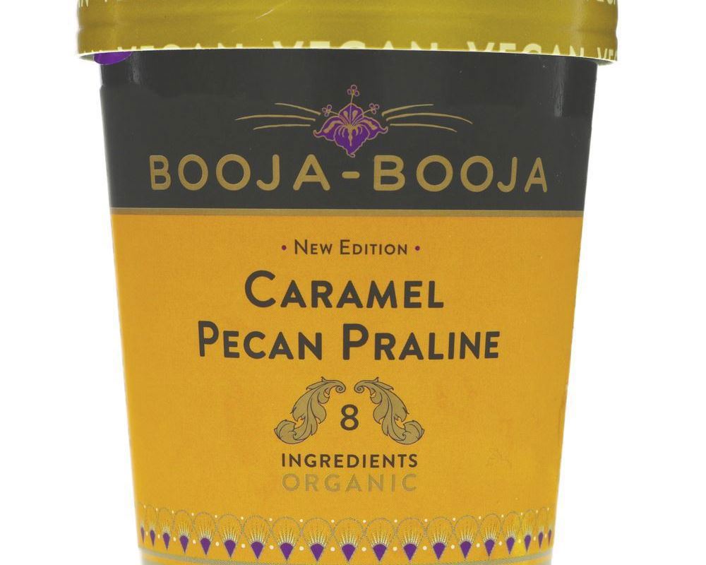 Booja Booja Organic Caramel Pecan Praline vegan Ice Cream