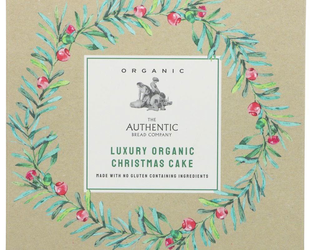 (Authentic Bread Co) Cake - Luxury Christmas Vegan, No Gluten Containing Ingredients 450g