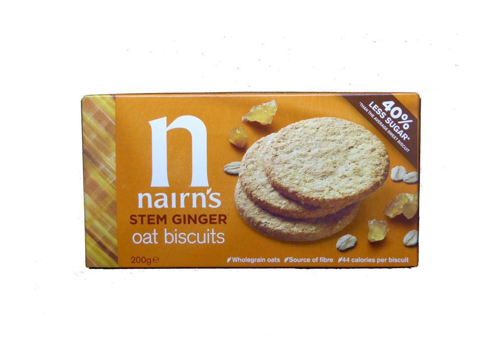 Nairns Stem Ginger Oat Biscuits