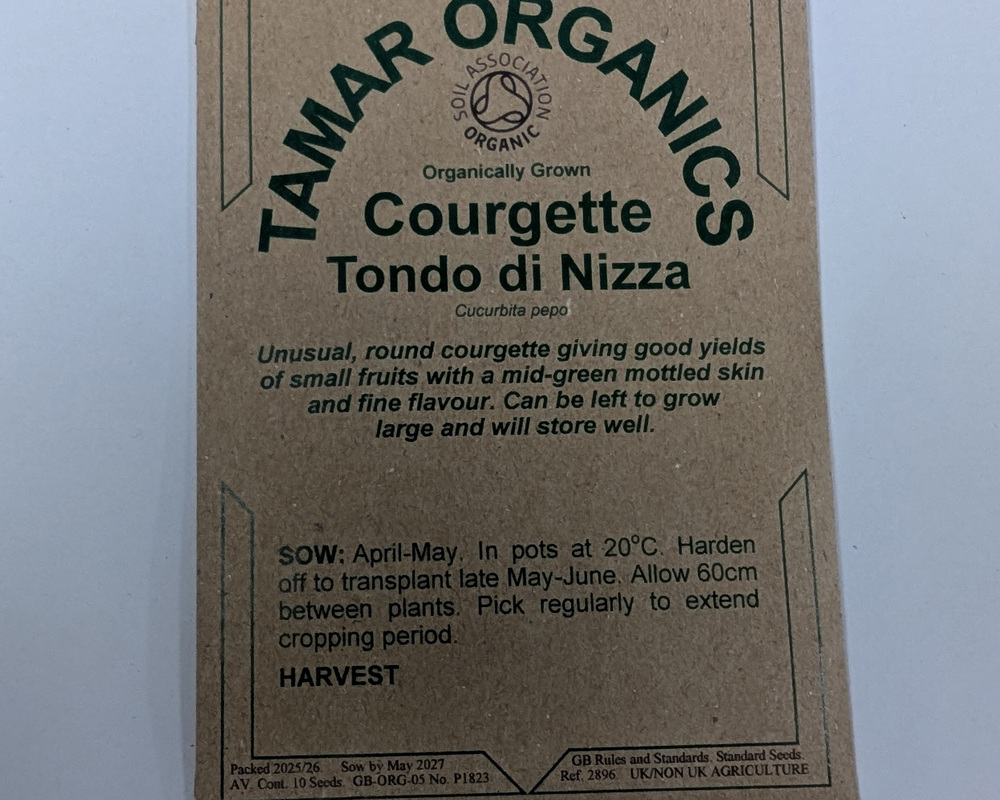 (Seeds) Courgette - Tondo di Nizza