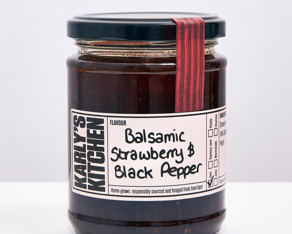 Karly's Strawberry,Balsamic & Black Pepper Jam