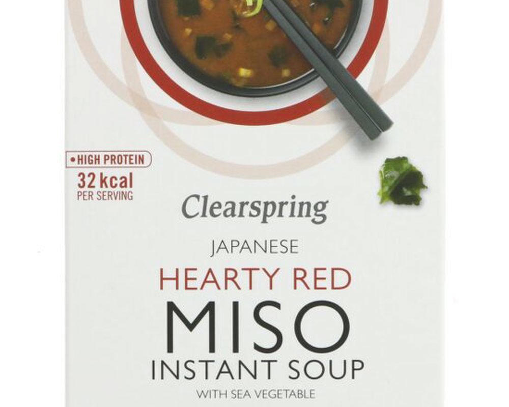 Soup Miso Hearty Red Instant Soup (Clearspring)