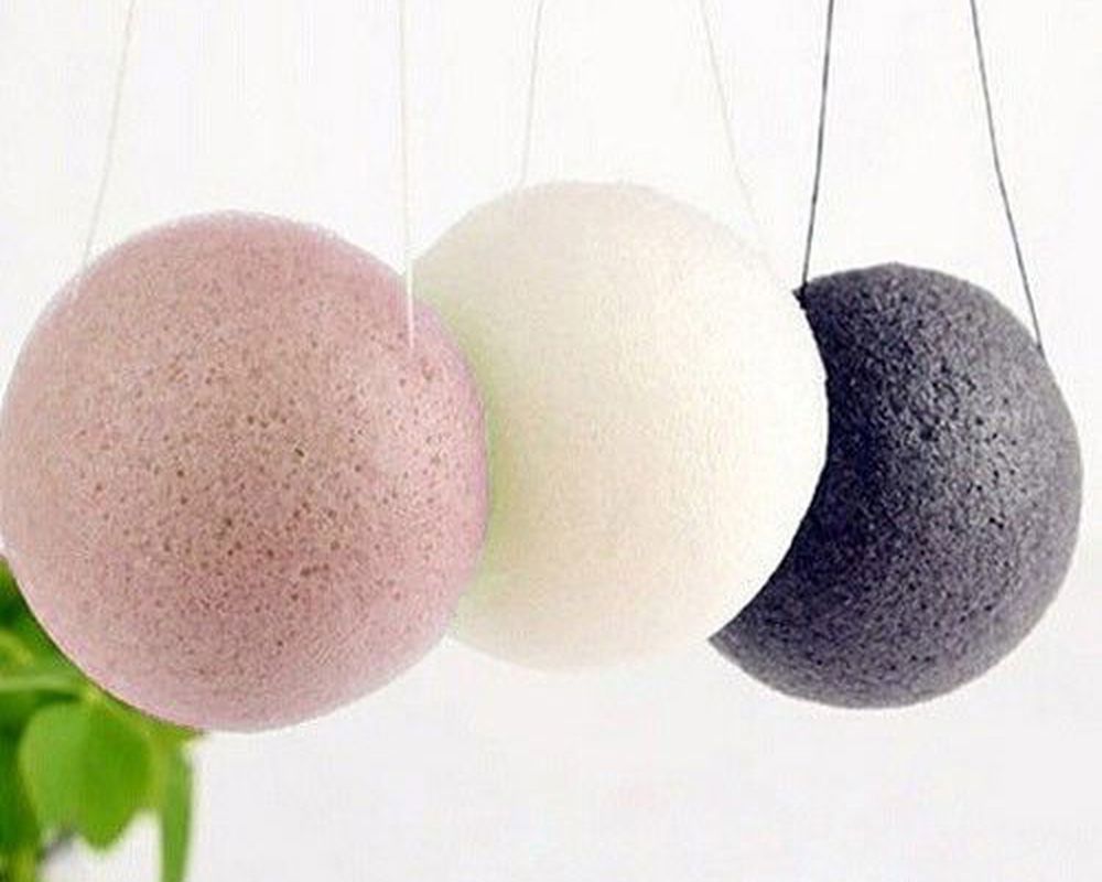 Biodegradeable Konjac Sponge - Charcoal