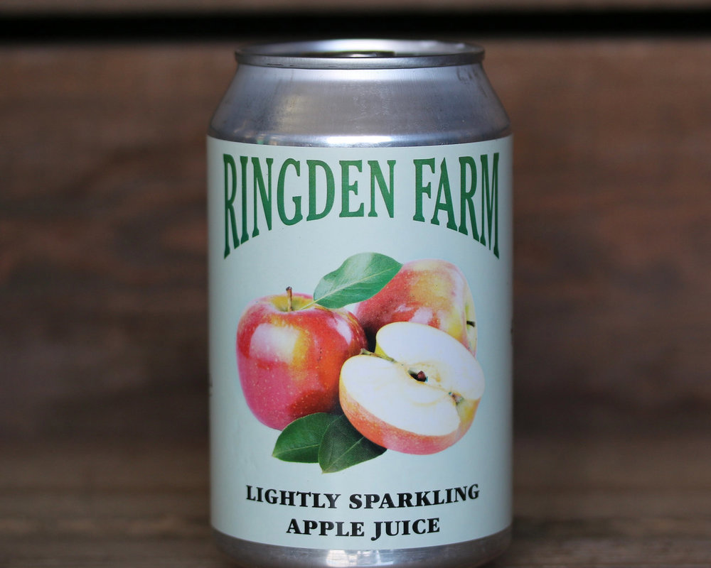Sparkling Apple Juice Can