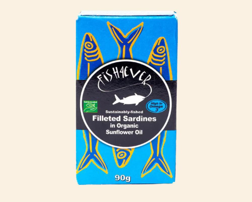 Fish4Ever Filleted Sardines in Organic Sunflower Oil