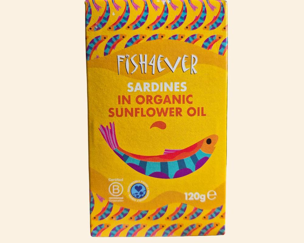 Fish4Ever Sardines in Organic Sunflower Oil
