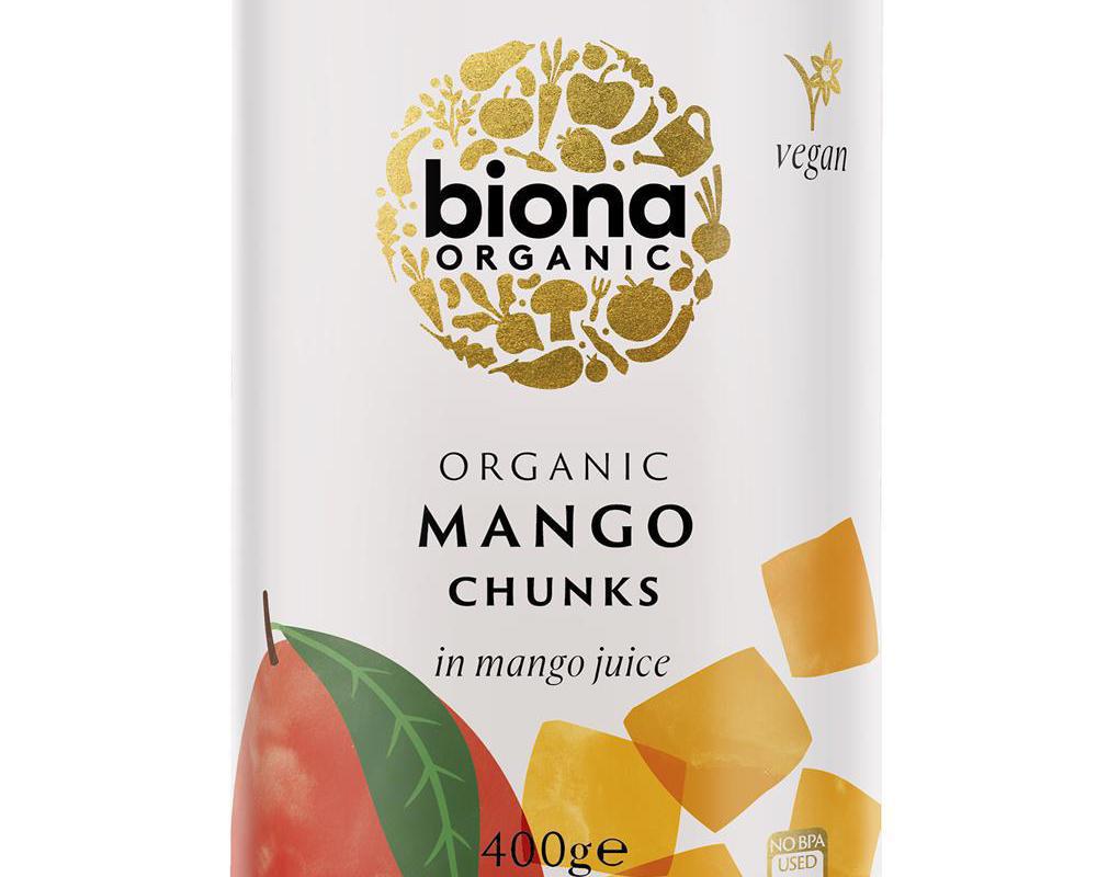 Organic Mango Chunks in Mango Juice 400g