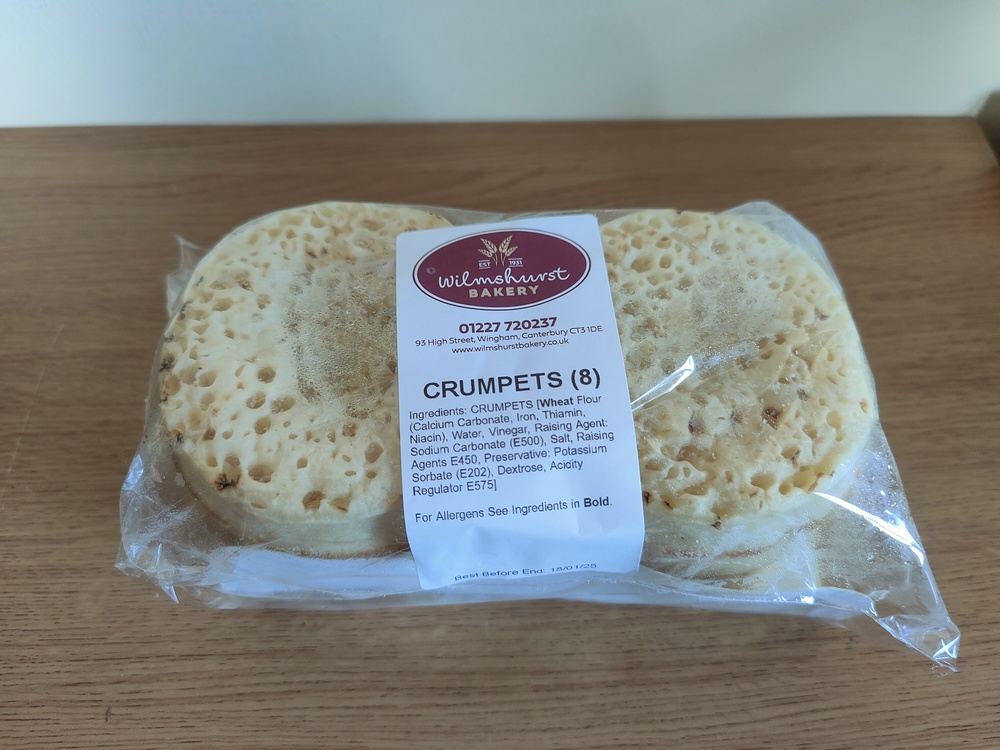 Bread- Crumpets