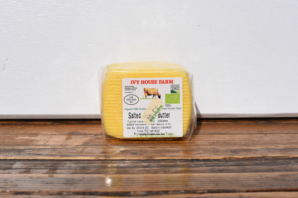 Organic Ivy House Farm Slightly Salted Butter