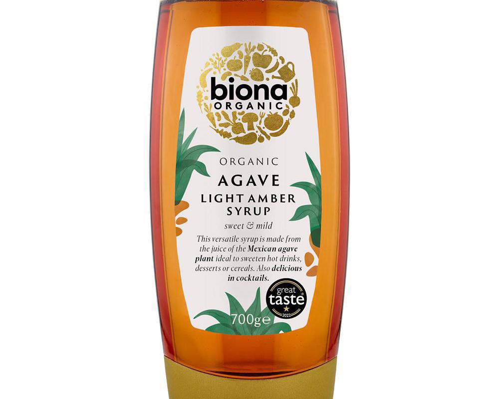 Organic Agave Syrup Light - Squeezy Bottle 700g