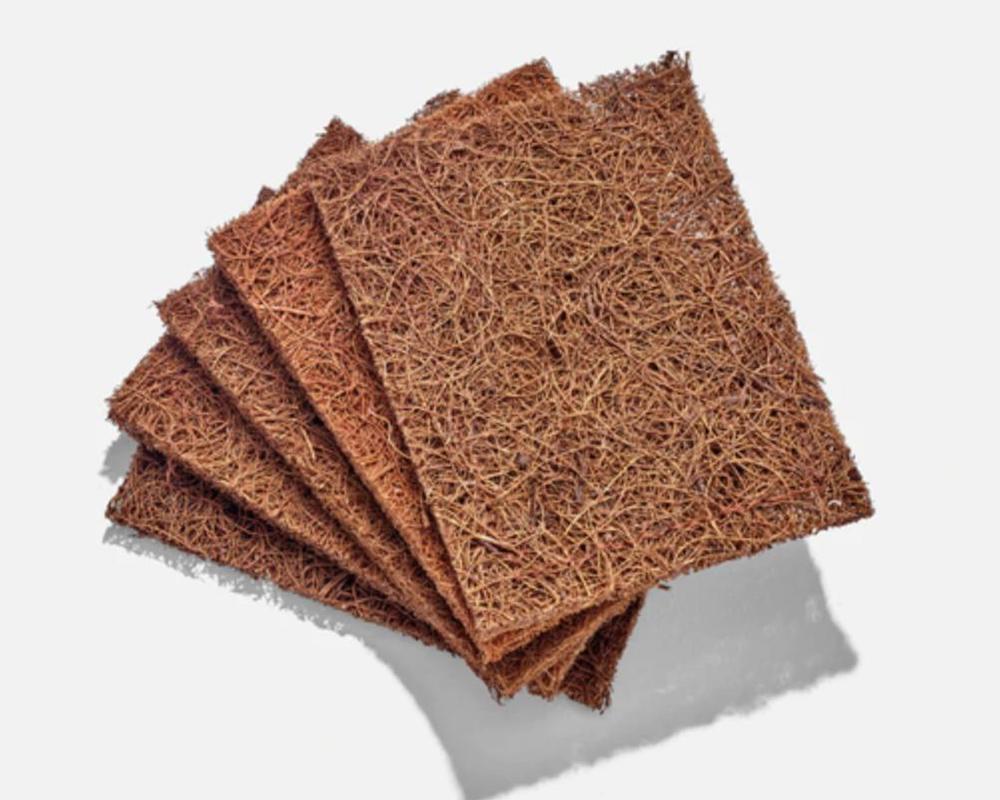 The Zero Waste Club - Biodegradable Coconut Kitchen Scourers-5 Pack - Plastic Free
