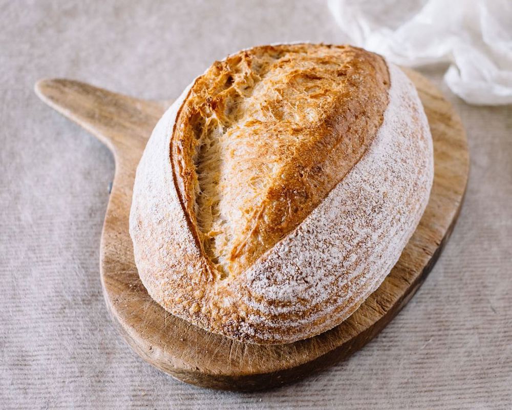 (Bread) Lake District Sourdough (off-white sourdough loaf)