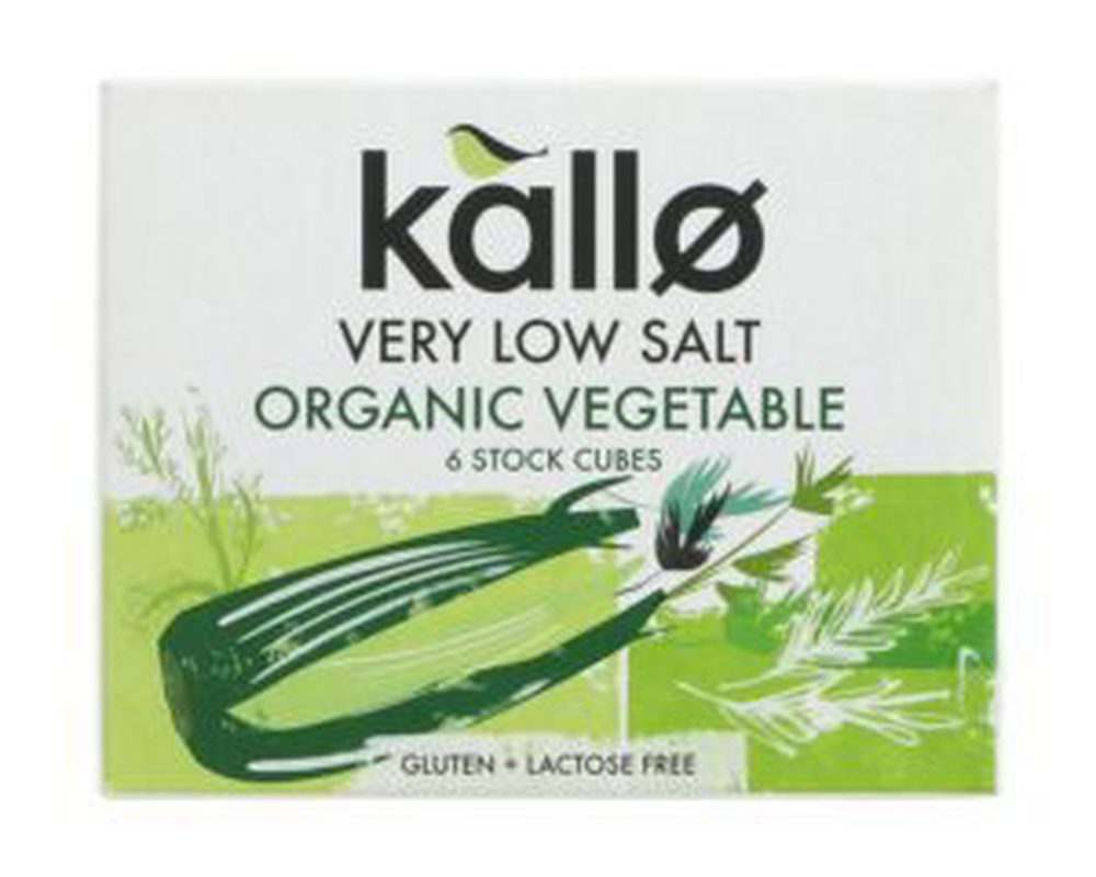 Stock Cubes Vegetable Very Low Salt (Kallo)