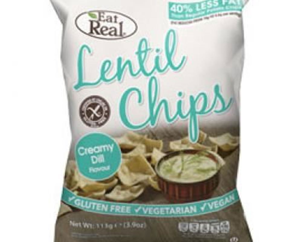 Eat Real - Lentil Chips Creamy Dill Non Organic