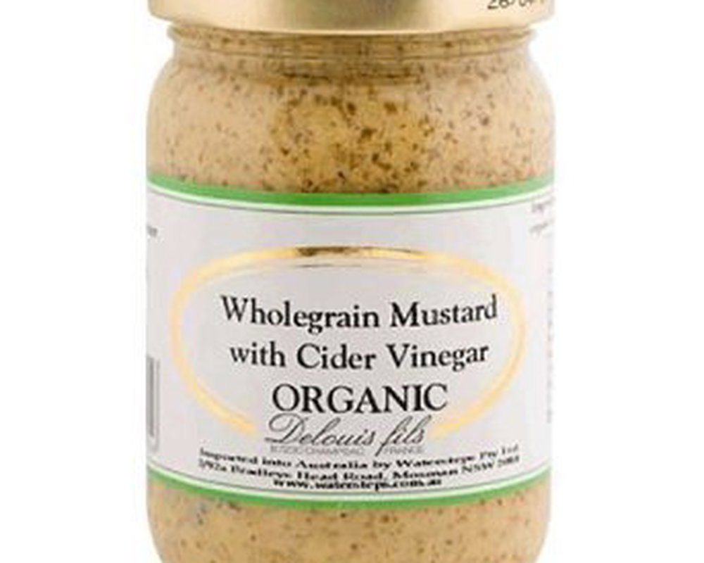 Delouis Whole Grain Mustard with Cider Vinegar