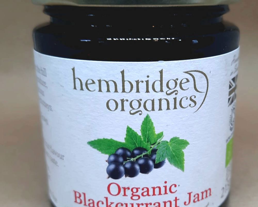 Hembridge Organics Blackcurrant Jam 235g