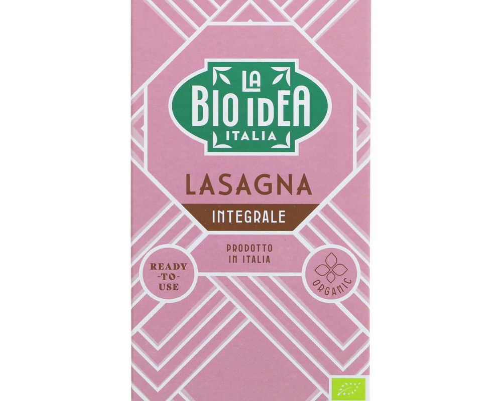 (La Bio Idea) Pasta - Wholewheat Lasagne Sheets 250g