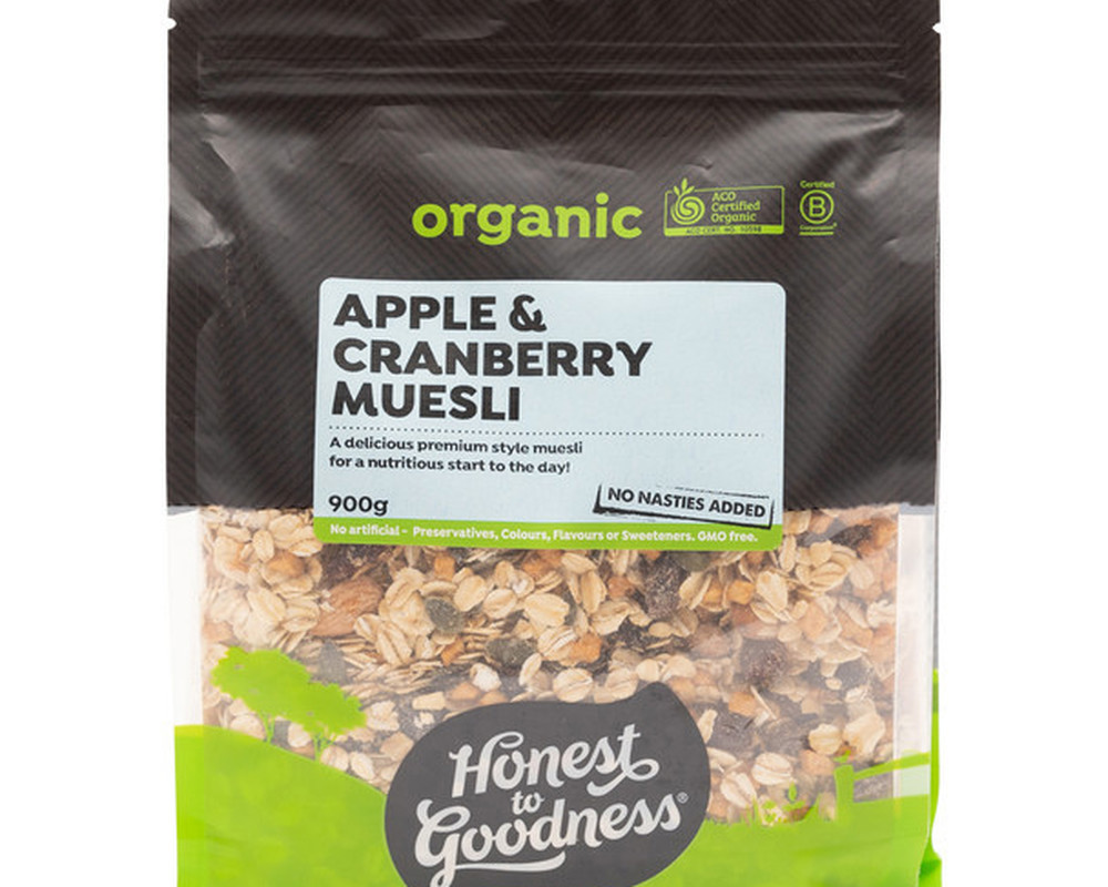 Muesli - Apple & Cranberry - Organic - HG