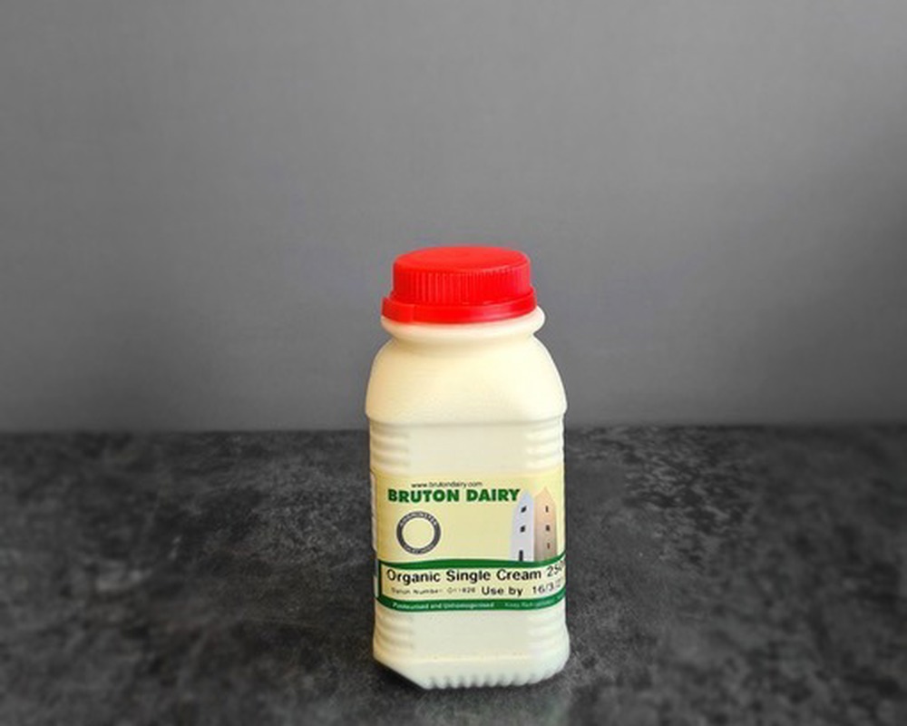 250ml Organic Single Cream