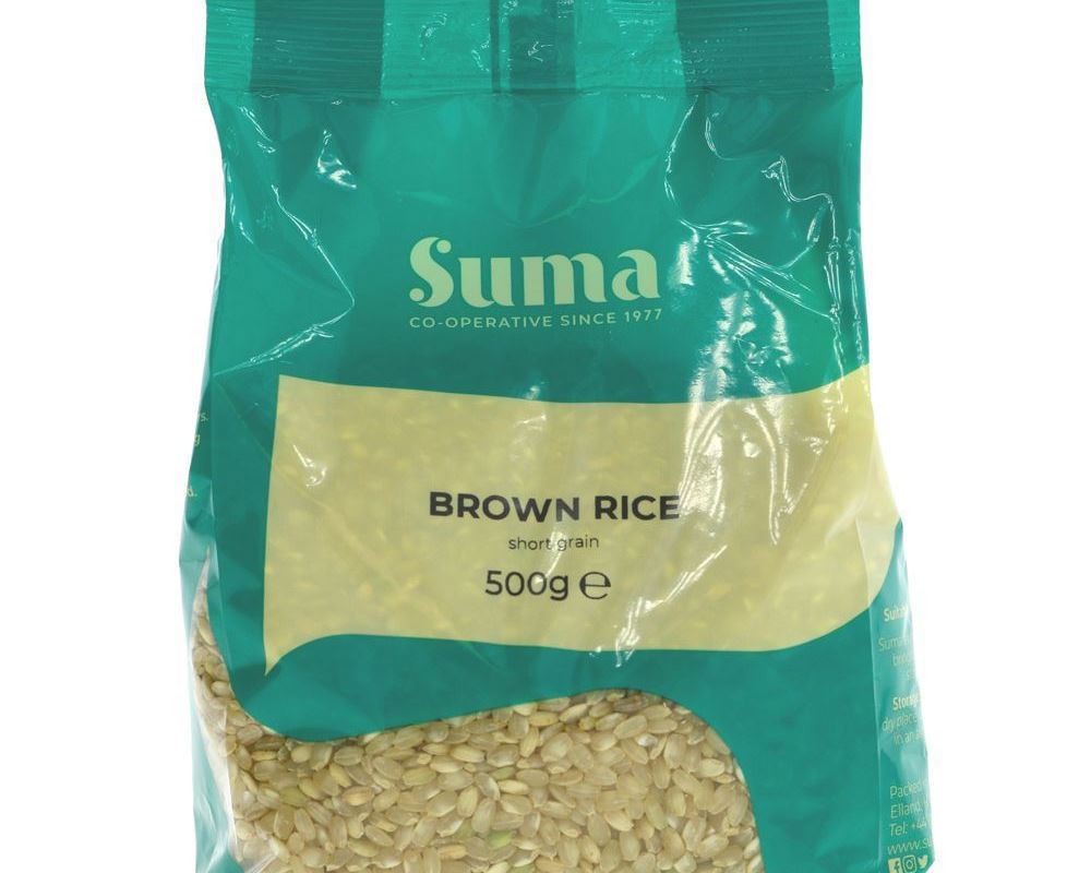 (Suma) Rice - Short Grain Brown 500g