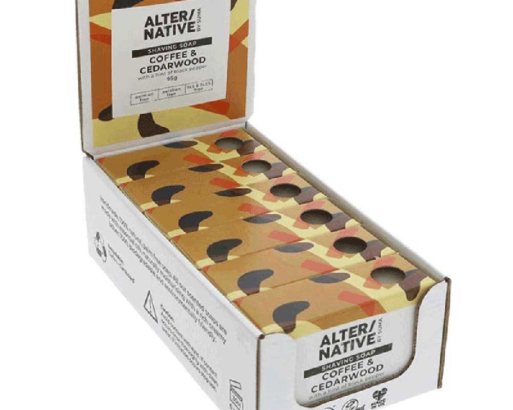 Coffee & Cedarwood Shaving Soap Bar