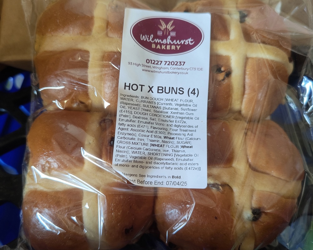 Hot Cross Bun- Spiced (4)
