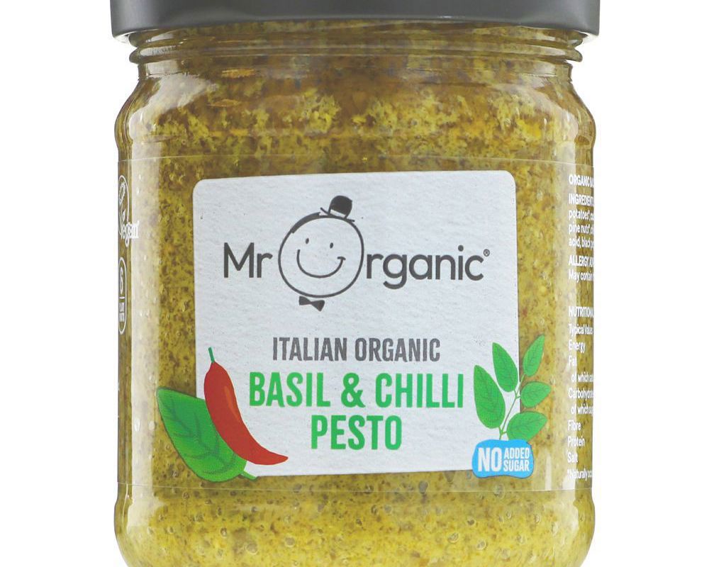 (Mr Organic) Basil & Chilli Pesto 190g