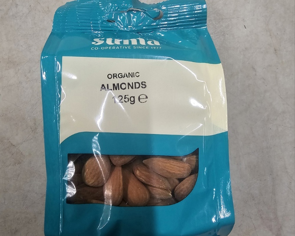 Organic Almonds 125g