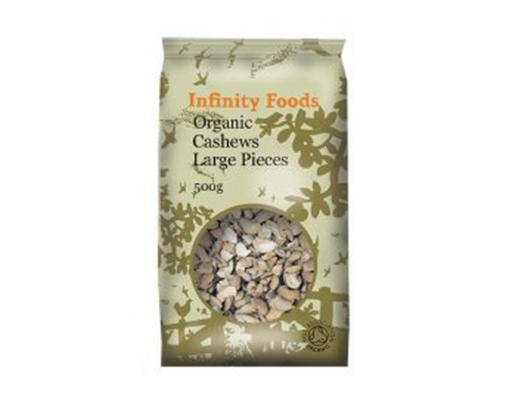 Infinity Foods Cashew Nut Pieces large