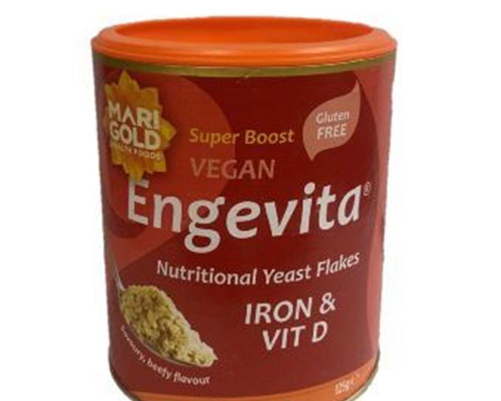 Engevita Yeast Flakes with Iron & Vit D - 125G
