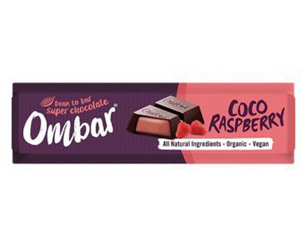 Ombar Raspberry & Coconut Centre Chocolate