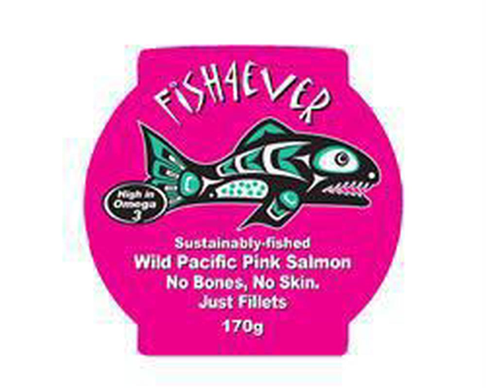 Fish4Ever wild pacific Pink Salmon with no bones or skin